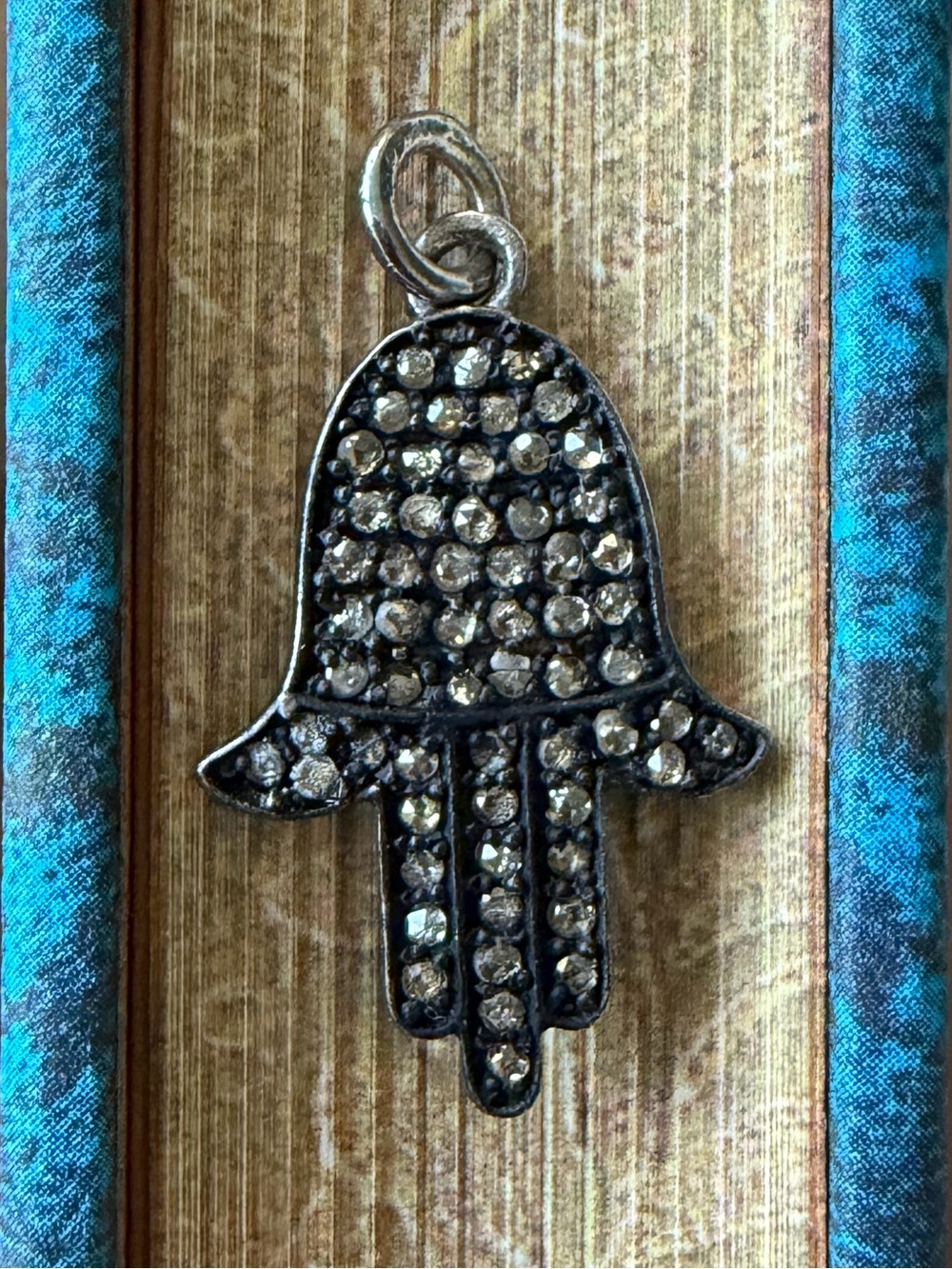 Hamsa Hand Diamond Pendant